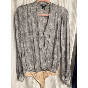 Paige Snakeskin Bodysuit from Revolve